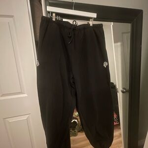 Darc Sport Black Sweatpants with Subtle Embroidered Logos